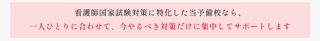 一人ひとりに合わせて、今やるべき対策だけに集中してサポート